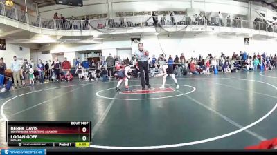 70 lbs Champ. Round 2 - Berek Davis, Contenders Wrestling Academy vs Logan Goff, Indiana