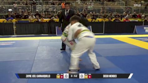 Diego Mendes vs Zayne Joel Carrasquillo 2025 Pan Kids Jiu-Jitsu IBJJF Championship
