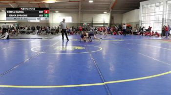 115 lbs Champ. Round 1 - Jerica Sprague, Archbold High School vs Donna Garcia, Huntley