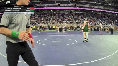 D3-165 lbs Cons. Semi - Carson Warner, Napoleon vs Cole Mc Laughlin, Yale