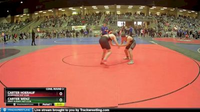 187 lbs Cons. Round 2 - Carter Hoerauf, Scappoose Mat Club vs Carter Wenz, West Albany Mat Club