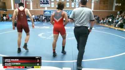 215 lbs Cons. Round 4 - Kaleb Djambov, Viewmont vs Jayce Wilbon, Mt Ridge