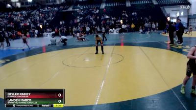 80 lbs Semifinal - Skyler Rainey, Ultimate Contender vs Landen Marco, Bryan Youth Wrestling Club