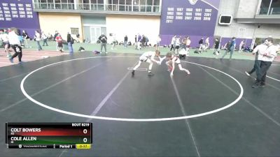 119-120 lbs Round 2 - Colt Bowers, KS vs Cole Allen, ID