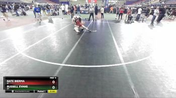 132 lbs Cons. Round 5 - Nate Bierma, IA vs Russell Evans, UT