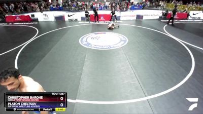 58-63 lbs 3rd Place Match - Christopher Barone, World Team Training Center vs Platon Cheltsov, Elk Grove Wrestling Academy