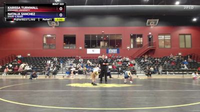 117 lbs Cons. Semi - Natalia Sanchez, Emory & Henry vs Karissa Turnwall, Emmanuel University