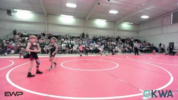 58-61 lbs Rr Rnd 3 - Kysen Morgan, Fort Gibson Youth Wrestling vs Tristan Price, Brushy Wrestling Club