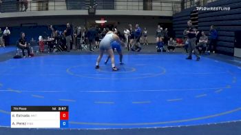 136 lbs 7th Place - Desiree Estrada, Jamestown (W) vs Adelyhda Perez, Presbyterian