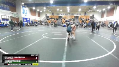 126 lbs Cons. Round 4 - Ian Encarnacion, Costa Mesa vs Eduardo Montecino, St John Bosco