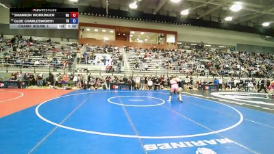U23 Women - 68 lbs Champ. Round 2 - Shannon Workinger, WA vs Cloe Charlesworth, VA