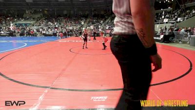 46 lbs Consi Of 16 #2 - Greyson Summitt, Wolfpak Wrestling vs Adonis Walle, Nashville Catholic Wrestling