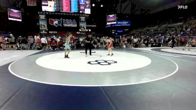 100 lbs Cons. Rd Of 32 - Bo Courtney, OK vs Christopher Goucher, NC