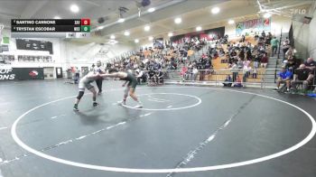 175 lbs 7th Place Match - Trystan Escobar, Western vs Santino Cannone, Xavier Prep