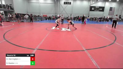 130 lbs Round Of 16 - Duncan Harrington, Mt. Anthony Union High School vs Spartan Koslov, Legend Wrestling/ Georgetown Prep