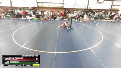 130+ Quarterfinal - Luke Sinclear, Uintah vs Maluelue Faaliliu, Team Pride Academy