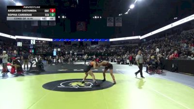 135 lbs Consi Of 16 #1 - Angeleen Castaneda, Chatsworth (LA) vs Sophia Cardenas, Eleanor Roosevelt (SS)