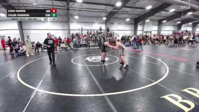 165-166 lbs Round 5 - Caleb Johnson, Kelly Walsh vs Cash Harris, Laramie