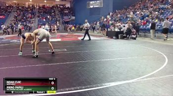 138 lbs Cons. Round 1 - Noah Cuic, New Kent vs Piero Papili, Delaware Military Academy