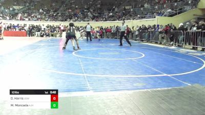 101 lbs Consi Of 8 #2 - Dakota Harris, Union Girls JH vs McKenzie Moncada, Altus JH