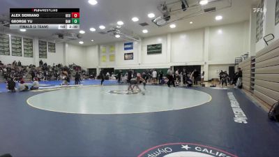 149 lbs Finals (2 Team) - Alex Serrano, Grand Canyon University Club vs George Yu, Bandit