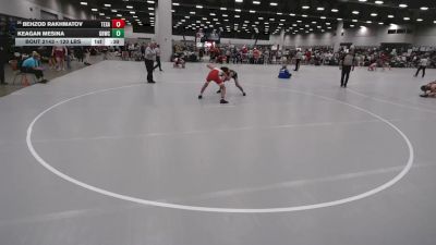 120 lbs Cons. Sub-quarters - Keagan Mesina, Golden Bears Wrestling Club vs Behzod Rakhmatov, Texas
