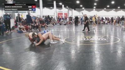 170 lbs Rr Rnd 3 - Bianca Barbarossi, MGW Lady Knockouts - GK12E vs Alexis Penley, Black Mambas - GK12E