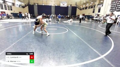 215 lbs Round Of 32 - Logan Lombardi, Council Rock North vs Kade Werner, Bishop McDevitt-Harrisburg