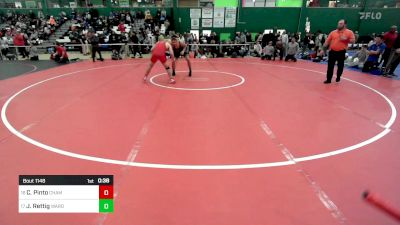 189 lbs Consi Of 8 #2 - Claudio Pinto, Chaminade vs Josh Rettig, Ward Melville