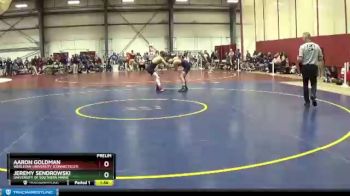 157 lbs Prelim - Jeremy Sendrowski, University Of Southern Maine vs Aaron Goldman, Wesleyan University (Connecticut)