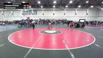165 lbs Quarterfinal - Branden Spurling, Stratford vs Devan Bacote, Maloney