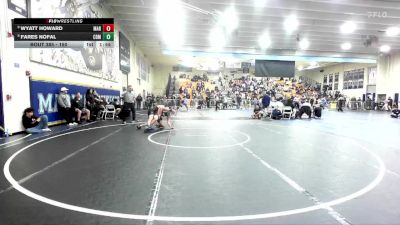 150 lbs Champ. Round 3 - Wyatt Howard, Marina vs Fares Nofal, Corona Del Mar