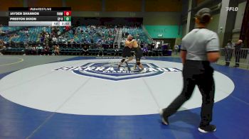 285 lbs Round Of 32 - Jayden Shannon, Fort Hays Tech Northwest vs Preston Dixon, Cal Poly Humbolt