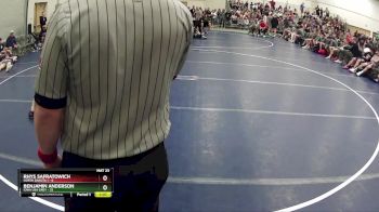 110 lbs Round 5 (6 Team) - Rhys Safratowich, North Dakota 1 vs Benjamin Anderson, Iowa USA Grey