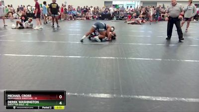 190 lbs Round 3 (6 Team) - Derek Washington, Quest For Gold vs Michael Cross, Palm Harbor Wrestling