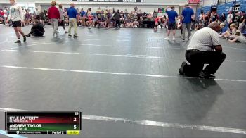 113 lbs Round 3 (6 Team) - Kyle Lafferty, Glynn Coastal vs Andrew Taylor, Eagles WC
