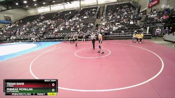 160 lbs Cons. Round 2 - Tegan Davis, Cyprus vs Phineas McMillan, Cottonwood