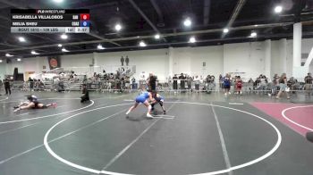 109 lbs Round Of 16 - Krisabella Villalobos, San Diego Move vs Melia Sheu, Coast Wr Acd