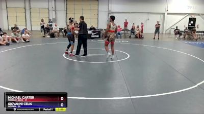 187 lbs Placement Matches (8 Team) - Michael Carter, Michigan Blue vs Giovanni Celis, Indiana