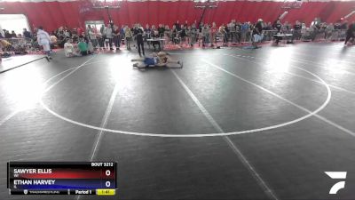 149 lbs Cons. Round 2 - Sawyer Ellis, WI vs Ethan Harvey, IL