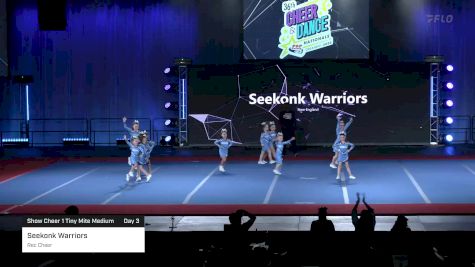 Seekonk Warriors - Rec Cheer [2023 Show Cheer 1 Tiny Mite Medium Day 3] 2023 Pop Warner National Cheer & Dance Championship