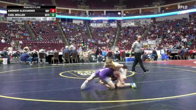 114 lbs First Round - Andrew Alexander, Mifflin County vs Cael Muller, Notre Dame - GP