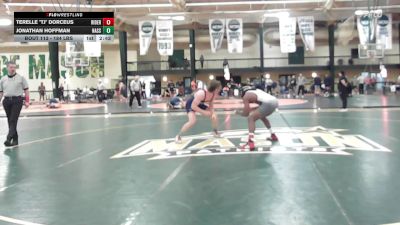 184 lbs Round Of 16 - Terelle "TJ" Dorceus, Rider vs Jonathan Hoffman, Nassau
