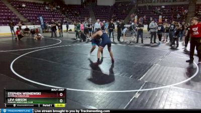 175 lbs 1st Place Match - Stephen Wisniewski, Olympian Wrestling vs Levi Gibson, Fowler Wrestling Club