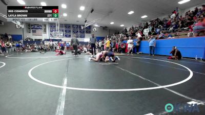 138 lbs Rr Rnd 1 - Iris Cisneros, Skiatook Youth Wrestling vs Layla Brown, Standfast