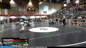 138 lbs Cons. Round 4 - Chad Snyder, Lander Valley vs Tyler Dorrell, Cheyenne East