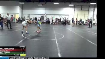 110 lbs Round 2 (8 Team) - Anthony Pineda, Orchard South vs Julianna Hernandez, Vougar`s Honors