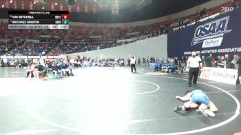 6A Boys 138 lbs Champ. Round 1 - Michael Martin, Grants Pass Boys vs Kai Mitchell, Westview Boys