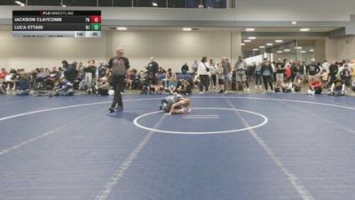 70 lbs Consi Of 8 #1 - Jackson Claycomb, PA vs Luca Ettari, NJ
