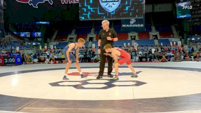 100 lbs 3rd Place Match - Symon Woods, IL vs Jackson Thorn, MN